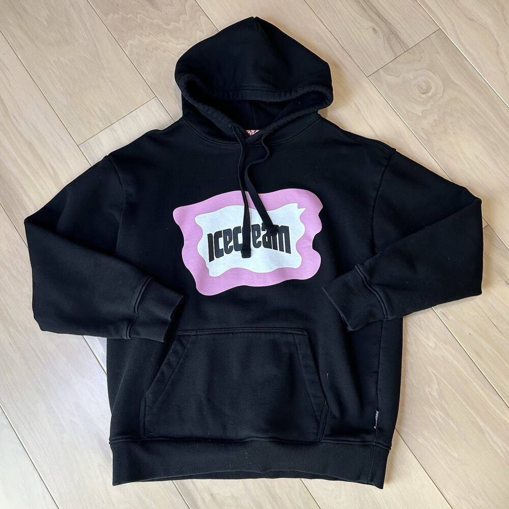 Icecream Flag Hoodie in Black Men’s Medium
